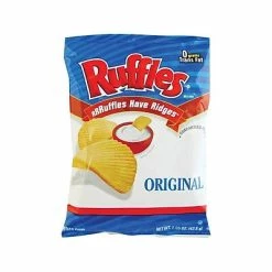Promo 🎁 Ruffles Chips, Original, 1.5 Oz., 64/Carton (FRI44363) 🥰