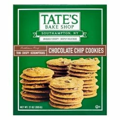 Buy 🛒 Tates Bake Shop Snacks & Granola Bars Tate's Bake Shop Chocolate Chip Cookies 21oz 😀