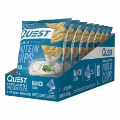 Buy ✨ Quest Protein Chips, Ranch, 1.1 Oz., 8/Pack (307-00242) ✔️