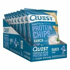 Buy ✨ Quest Protein Chips, Ranch, 1.1 Oz., 8/Pack (307-00242) ✔️ -Granola Bars Online Shop unnamed file 1055