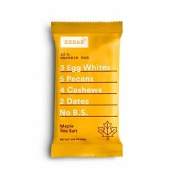 Hot Sale 😀 RX Bar Snack Bars RXBAR Maple Sea Salt Bar, 1.83 Oz, Box Of 12 (CGO00440) 👏