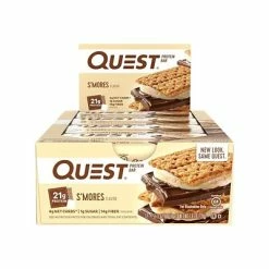 Best Pirce 🎁 Snack Bars Quest Bars, S'mores, 2.12 Oz., 12/Box (00123) 🌟