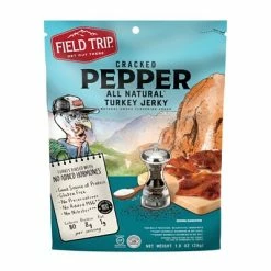 Best deal ✔️ Meat And Jerky Field Trip Cracked Pepper Turkey Jerky, 1 Oz., 12/Carton (FLD00508) 🎉