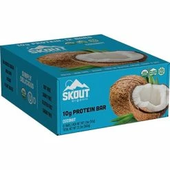 Cheapest 😉 Snack Bars Skout Organic Protein Bars, Coconut Almond, 1.94 Oz., 12/Carton (12-002-01-01) ⭐
