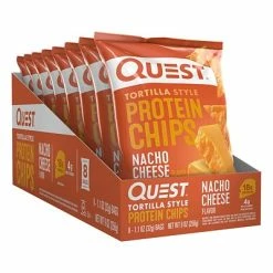 Flash Sale 🎉 Quest Protein Chips, Nacho, 1.1 Oz., 8/Pack (307-00241) 🤩 -Granola Bars Online Shop unnamed file 1210