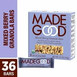 Cheapest 🔥 Snacks & Granola Bars MADEGOOD Organic Mixed Berry Granola Bars, 0.85 Oz, 6/Pack (307-00245) 🛒 -Granola Bars Online Shop unnamed file 1215