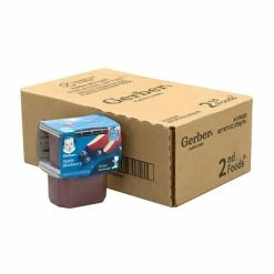 Best Sale 🔔 GERBER 2nd Foods Apple Blueberry Baby Food, 4 Ounce 8 Count, Pack Of 2 (307-00053) ❤️