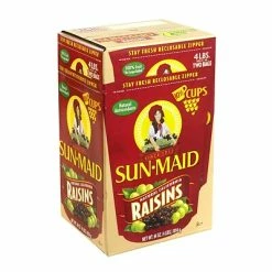 Wholesale ⭐ Dried Fruit, Nuts & Trail Mix Sun-Maid Natural California Raisins, 64 Oz. (220-00703) 🧨