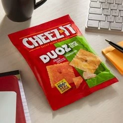 Deals 😀 Crackers Cheez-It Duoz Cheese Cracker, Sharp Cheddar & Parmesan, 4.3 Oz., 6/Carton (KEE57728) 🎉 -Granola Bars Online Shop unnamed file 1255