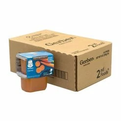 Best deal 😉 Gerber 2nd Foods Carrots Baby Food, 4 Oz, 2-Packs, 8 Count (307-00057) 😉