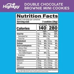 Wholesale 🤩 HighKey Double Chocolate Brownie Cookies, 2 Oz., 6 Ct (600-00273 ) 🛒 -Granola Bars Online Shop unnamed file 1280