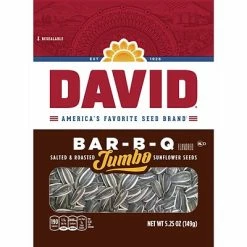 Best Pirce 🛒 Dried Fruit, Nuts & Trail Mix David® Sunflower Seeds BBQ Flavor, 5.25 Oz. Bags, 12 Bags/Box 👍