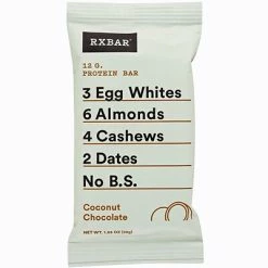 Flash Sale 🔥 RX Bar Snack Bars RXBAR Coconut Chocolate Bar, 1.83 Oz, Box Of 12 (CGO00428) 👏