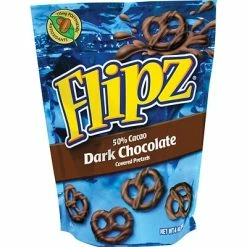 Budget ✨ Flipz® Dark Chocolate Covered Pretzels, 4 Oz. Bags, 6 Bags/Box 🤩