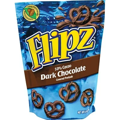 Budget ✨ Flipz® Dark Chocolate Covered Pretzels, 4 Oz. Bags, 6 Bags/Box 🤩 3 Budget ✨ Flipz® Dark Chocolate Covered Pretzels, 4 Oz. Bags, 6 Bags/Box 🤩