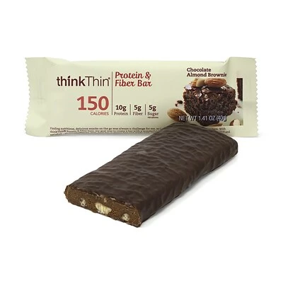 Cheapest โ Snack Bars ThinkThin Protein Bars, Almond Brownie, 1.41 Oz, 10/Pack (307-00117) ๐งจ 4 Cheapest โ Snack Bars ThinkThin Protein Bars, Almond Brownie, 1.41 Oz, 10/Pack (307-00117) ๐งจ - Image 2