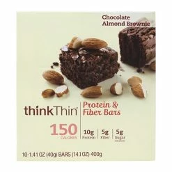 Cheapest โ Snack Bars ThinkThin Protein Bars, Almond Brownie, 1.41 Oz, 10/Pack (307-00117) ๐งจ 13 Cheapest โ Snack Bars ThinkThin Protein Bars, Almond Brownie, 1.41 Oz, 10/Pack (307-00117) ๐งจ -Granola Bars Online Shop unnamed file 1340