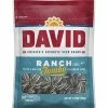 Discount 😍 Dried Fruit, Nuts & Trail Mix David® Sunflower Seeds Ranch Flavor, 12 Bags/Box 🌟