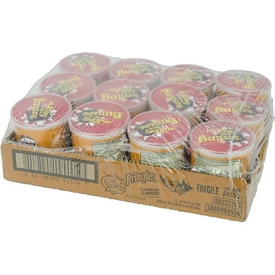 Outlet ๐ Snacks Pringles Grab & Go Cheddar Cheese Crisps, 1.4 Oz., 12 Cans/Carton (3800084556) โจ 3 Outlet ๐ Snacks Pringles Grab & Go Cheddar Cheese Crisps, 1.4 Oz., 12 Cans/Carton (3800084556) โจ