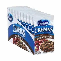 Coupon 🎉 Dried Fruit, Nuts & Trail Mix Ocean Spray Craisins, Milk Chocolate, 2 Oz., 10/Pack (307-00073) 👍 -Granola Bars Online Shop unnamed file 1416