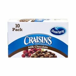 Coupon 🎉 Dried Fruit, Nuts & Trail Mix Ocean Spray Craisins, Milk Chocolate, 2 Oz., 10/Pack (307-00073) 👍 -Granola Bars Online Shop unnamed file 1417