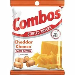 Deals 🤩 Crackers Combos Cheddar Cheese Pretzel Baked Snacks 6.3 Oz Bag, Pack Of 12 (MMM42005) 👍