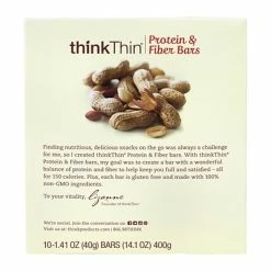 Best Sale 🧨 Snack Bars ThinkThin Protein Bars, Chunky Chocolate Peanut, 1.41 Oz, 10/Pack (307-00116) 👏 -Granola Bars Online Shop unnamed file 1431