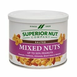 Cheap 🌟 SUPERIOR NUT COMPANY Dried Fruit, Nuts & Trail Mix Superior Nut Salted Mixed Nuts, 8 Oz, 12 Count 😉 -Granola Bars Online Shop unnamed file 1443