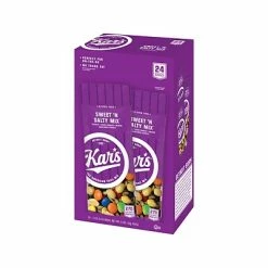 Outlet 🤩 Dried Fruit, Nuts & Trail Mix Kar's SWEET'N SALTY Snack Mix, 2 Oz., 24/Box (08387) 🎁
