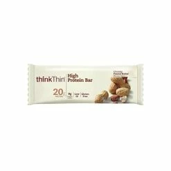 Best deal 😀 Snack Bars ThinkThin High Protein Bars, Chunky Peanut Butter, 2.1 Oz., 10/Box (209-02477) ⭐