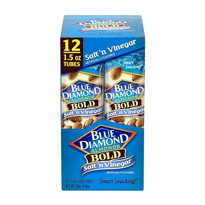 Coupon β Dried Fruit, Nuts & Trail Mix Blue Diamond Bold Salt N' Vinegar Almonds, 1.5 Oz., 12/Pack (209-02632) π 4 Coupon β Dried Fruit, Nuts & Trail Mix Blue Diamond Bold Salt N' Vinegar Almonds, 1.5 Oz., 12/Pack (209-02632) π - Image 2