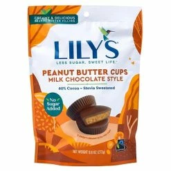 Top 10 🤩 Lily’s Snacks & Granola Bars Lily's Milk Chocolate Peanut Butter Cups 9.6oz ⭐