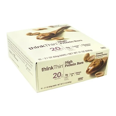 Coupon 🤩 Snack Bars ThinkThin High Protein Bar, Creamy Peanut Butter, 2.1 Oz, 10/Pack (307-00113) 💯 7 Coupon 🤩 Snack Bars ThinkThin High Protein Bar, Creamy Peanut Butter, 2.1 Oz, 10/Pack (307-00113) 💯 - Image 5
