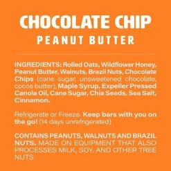 New 💯 Snack Bars BeBOLD Chocolate Chip Peanut Butter, 2 Oz, 8 Ct (347-00001) 🛒 -Granola Bars Online Shop unnamed file 1505