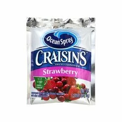 Buy 🛒 Dried Fruit, Nuts & Trail Mix OCEAN SPRAY Craisins Strawberry Flavored Dried Cranberries, 1.16 Oz, 200/Pack (307-00076) 😉