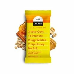 Hot Sale 🔔 Snack Bars RX Bar A.M. Gluten Free Honey Cinnamon Peanut Butter Protein Bar, 1.9 Oz., 12 Bars/Box (19390800533) 🔥 -Granola Bars Online Shop unnamed file 1514