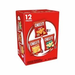 Promo 😍 Cheez-It Variety Crackers, Cheddar Jack/White Cheddar/Original, 12.1 Oz., 12/Box (2410094026) 🧨