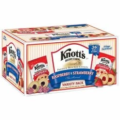 Best Sale 🤩 Snacks Knott's Berry Farm Raspberry And Strawberry Variety Club Pack, 36 Count (BIS59638) 🌟