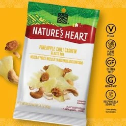 Outlet 🛒 Snacks & Granola Bars Nature's Heart Pineapple Chili Cashew Glazed Mix, 1.5 Oz., 32/Carton (12456682) ✔️ -Granola Bars Online Shop unnamed file 1542