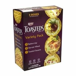 Deals 🌟 Crackers Keebler Toasteds Party Pack Cracker Assortment, 40 Oz. (900-00116) ✨