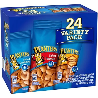 Best Sale โค๏ธ Dried Fruit, Nuts & Trail Mix Planters Nuts, Variety, 24/Carton (220-00423) ๐ 4 Best Sale โค๏ธ Dried Fruit, Nuts & Trail Mix Planters Nuts, Variety, 24/Carton (220-00423) ๐ - Image 2