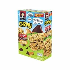 Best Pirce 🔥 Snack Bars Quaker Chewy Bars, Variety, 0.84 Oz., 60/Box (220-00434) 🎁 -Granola Bars Online Shop unnamed file 1590