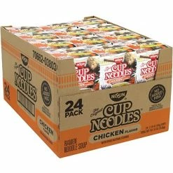 Flash Sale 🔥 Packaged Meals NISSIN Cup Noodles Chicken Flavor Ramen Noodle Soup, 2.25 Oz, 24 Count (220-00498) 🌟 -Granola Bars Online Shop unnamed file 1609