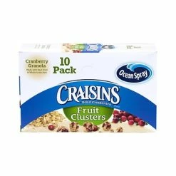 Hot Sale 😉 Dried Fruit, Nuts & Trail Mix Ocean Spray Craisins Fruit Clusters, Cranberry Granola, 2 Oz., 10/Pack (307-00075) 🎁 -Granola Bars Online Shop unnamed file 1632