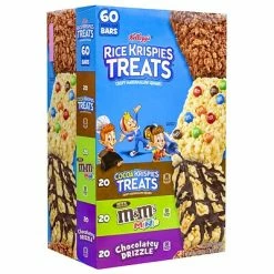 Budget 😀 Snack Bars Kellogg's Rice Krispies Treats Variety Pack 0.78oz 60/Box (220-02016) 🤩
