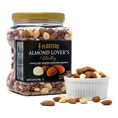 Deals π€© Snacks & Granola Bars Planters Almond Lover's Medley Dry Roasted Unsalted Almonds 37oz β 5 Deals π€© Snacks & Granola Bars Planters Almond Lover's Medley Dry Roasted Unsalted Almonds 37oz β - Image 3
