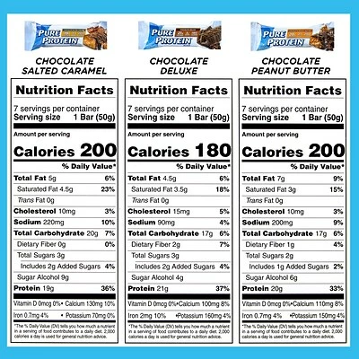 Budget 🥰 Snacks & Granola Bars Pure Protein Bars Variety Pack 1.76oz 21CT ✨ 6 Budget 🥰 Snacks & Granola Bars Pure Protein Bars Variety Pack 1.76oz 21CT ✨ - Image 4