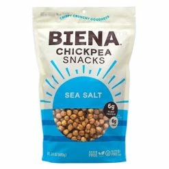Best Pirce ⭐ Snacks & Granola Bars Biena Sea Salt Chickpea Snacks, 24 Oz. 💯