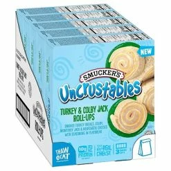 Promo 🔥 Frozen Foods Smuckers Uncrustables Turkey & Colby Jack Roll-Up Pouch, 2.6 Oz., 3/Box, 5 Boxes/Pack (307-00329) ⌛