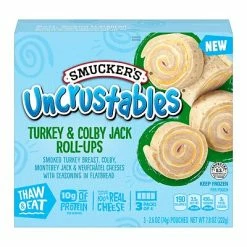 Promo 🔥 Frozen Foods Smuckers Uncrustables Turkey & Colby Jack Roll-Up Pouch, 2.6 Oz., 3/Box, 5 Boxes/Pack (307-00329) ⌛ -Granola Bars Online Shop unnamed file 1809